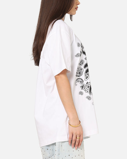 New Era Detroit Tigers Paisley Oversized T-Shirt White