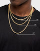 House Of Auric Franco 2.8mm 18" Chain 18k Gold Vermeil
