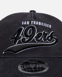 New Era San Francisco 49ers 'New Era x NFL' 9FORTY A-Frame Snapback Black