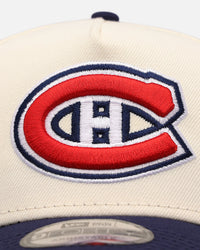 New Era Montreal Canadiens 'Team Color Visor' 9FORTY A-Frame Snapback Chrome/Official Team Color