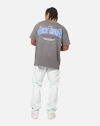 Saint Morta Rise Up Boxy T-Shirt Washed Charcoal