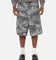 XXIII Wide Leg Denim Shorts Digi Camo