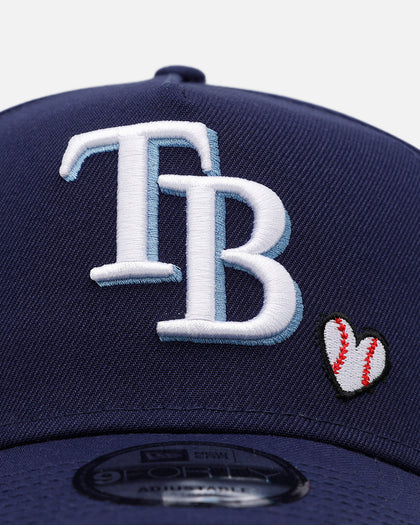 New Era Tampa Bay Rays 'Baseball Hearts' 9FORTY A-Frame Snapback Official Team Color