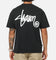 S Double Shawn Script T-Shirt Black