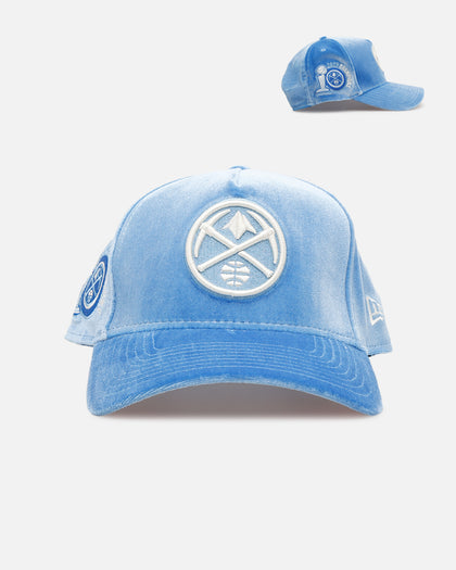 New Era Denver Nuggets 'Sky Velvet' 9FORTY A-Frame Snapback Sky Blue