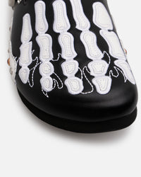 Octavious Marks Onyx Leather Clogs Black
