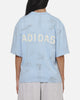 Adidas Vintage All Over Print T-Shirt Light Blue