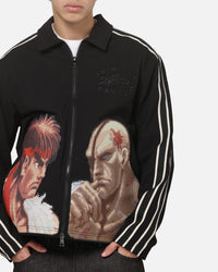 Criminal Damage x Street Fighter II Versus Wool Tracksuit Jacket Black