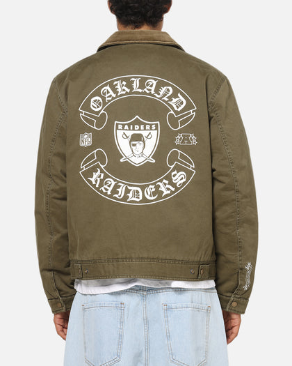 Mitchell & Ness Las Vegas Raiders Workwear Jacket Military