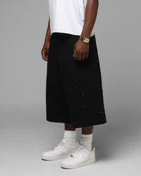 Loiter Utility Cargo Shorts Black