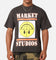 Market X Smiley Focus T-Shirt Washed Black