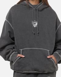 Mitchell & Ness Las Vegas Raiders Star Script Hoodie Washed Black