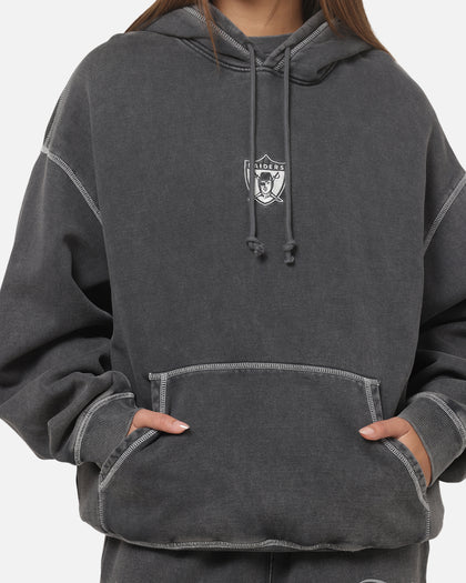 Mitchell & Ness Las Vegas Raiders Star Script Hoodie Washed Black