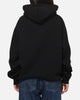 S Double Mid Block Fleece Hoodie Black