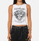 Ed Hardy Women's Tiger Ribbed Tank White
