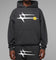 Loiter Hybrid Hoodie Charcoal