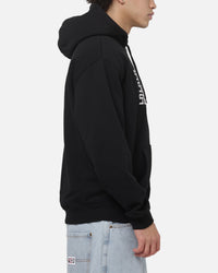 S Double Triple Block Zip Hoodie Black