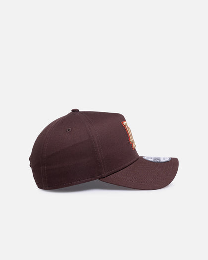 New Era Los Angeles Dodgers 'Choc Cherry' 9FORTY A-Frame Snapback Dark Brown