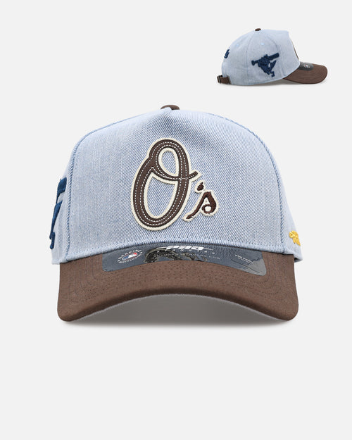 Pro Standard Baltimore Orioles 'Denim Suede' Pro Pinch Strapback Denim