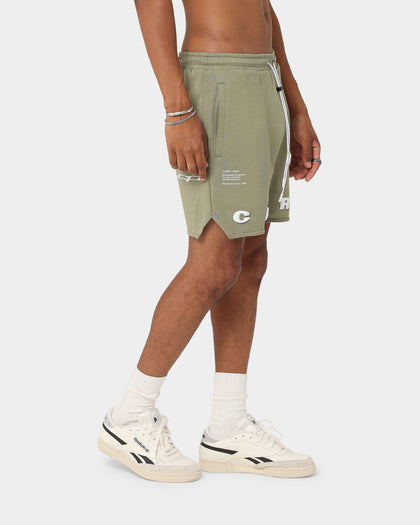 Carré Enhance Fleece Shorts Army Green