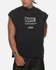 73Studio Marvel Spotlight Muscle T-Shirt Black Acidwash