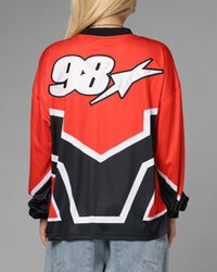 Loiter Thrill Racing Long Sleeve T-Shirt Red