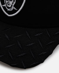New Era Las Vegas Raiders 'Dark Steel' 9FORTY A-Frame Snapback Black/Grey
