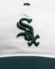 New Era Chicago White Sox 'Dark Green Chrome' 9FORTY A-Frame Unstructured Snapback White/Green
