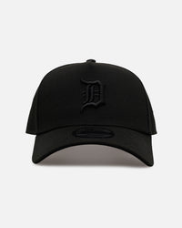 New Era Detroit Tigers 'Easy Black' 9FORTY A-Frame Snapback Black/Black