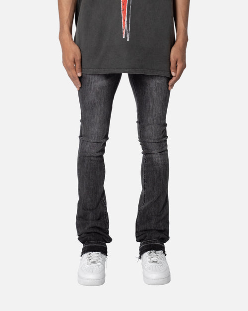 MNML X514 Skinny Stacked Denim Jeans Washed Black