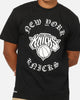 New Era New York Knicks Gothic Oversized T-Shirt Black