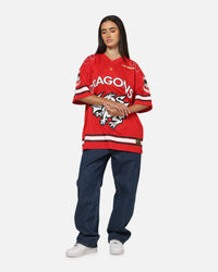 Bleacher Athletic St. George Illawarra Dragons NRL Vegas Round 2026 Jersey Red