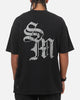 Saint Morta ATH-LTC S4 Boxy T-Shirt Washed Black