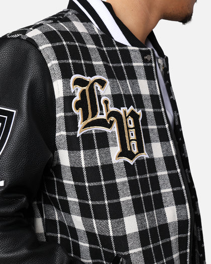 Pro Standard Las Vegas Raiders Pro Prep Plaid Jacket White/Black