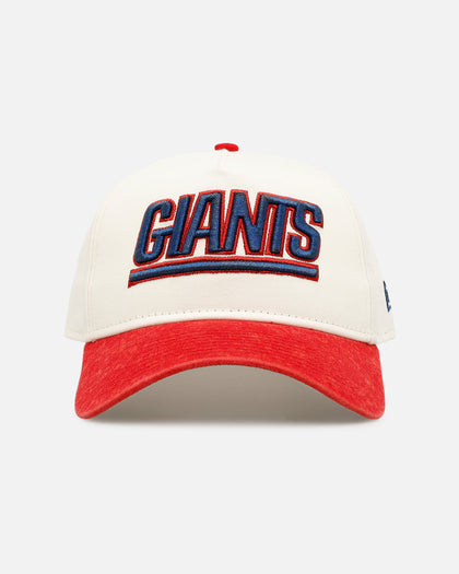 New Era New York Giants 'Washed Metallic' 9FORTY A-Frame Snapback Official Team Colors