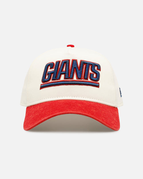 New Era New York Giants 'Washed Metallic' 9FORTY A-Frame Snapback Official Team Colors