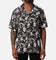 XXIII Floral Textured Button Up Shirt Black/White