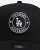 New Era Los Angeles Dodgers 'Stripe' 9FORTY A-Frame Trucker Snapback Black/White