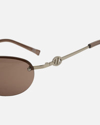 Le Specs Slinky Sunglasses Silver