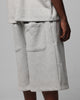 Loiter Dark Performance Fleece Shorts Grey