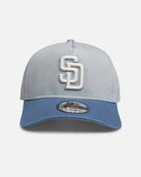 New Era San Diego Padres 'Faded Washed Grey' 9FORTY A-Frame Snapback Grey/Blue