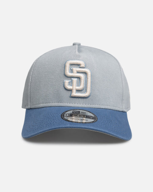 New Era San Diego Padres 'Faded Washed Grey' 9FORTY A-Frame Snapback Grey/Blue