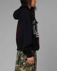 Loiter Drop Out Zip Hoodie Black