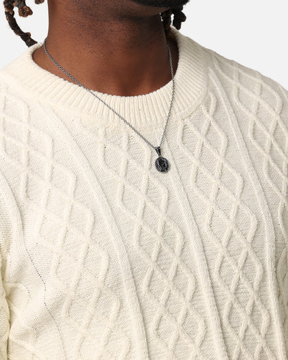 XXIII Lucas Cable Knit T-Shirt Cream
