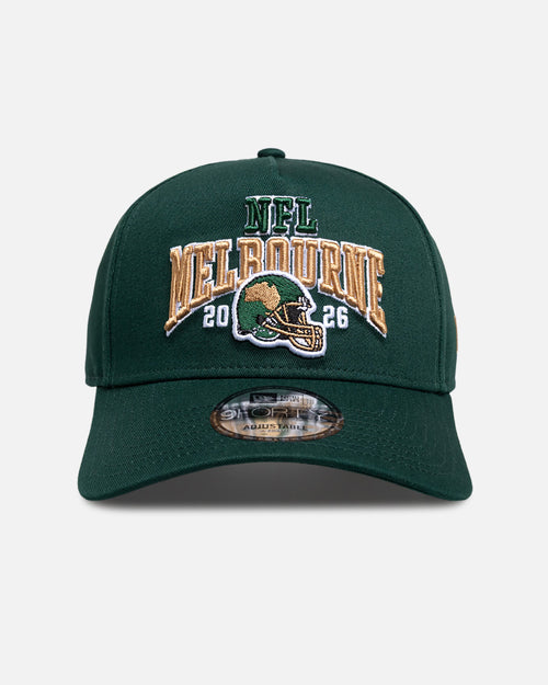 New Era NFL Melbourne 2026 9Forty A-Frame Snapback Dark Green