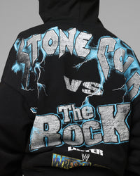 Loiter X WWE Stone Cold Beef Vintage Zip Hoodie Black