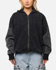 Saint Morta Hooded Workwear Jacket Black/Grey