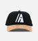 New Era Houston Astros 'Corduroy Suede' Pre-Curved Golfer Snapback Washed Black