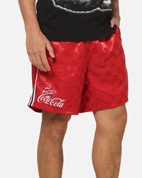 Carre Carré X Coca Cola Legacy Checker Shorts Red