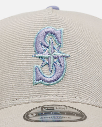New Era Seattle Mariners 'Pastel 2.0' 9FORTY A-Frame Snapback Stone